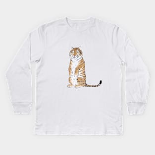 Big kitty Kids Long Sleeve T-Shirt